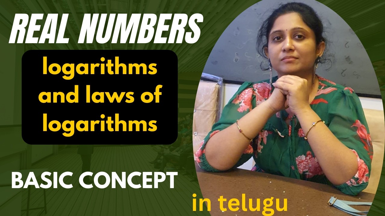 Logarithms made easy | Laws of logarithms | Basic concept | TS SSC 10th maths in telugu