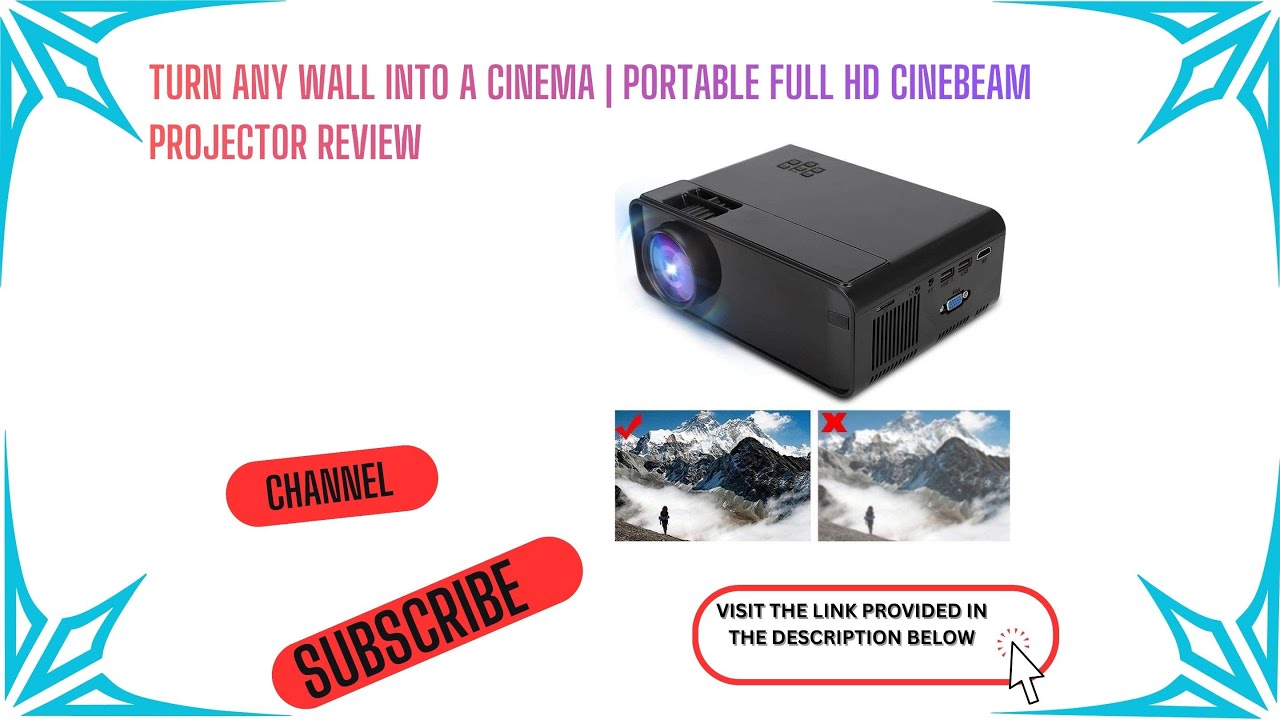 Turn Any Wall Into a Cinema | Portable Full HD CineBeam Projector Review