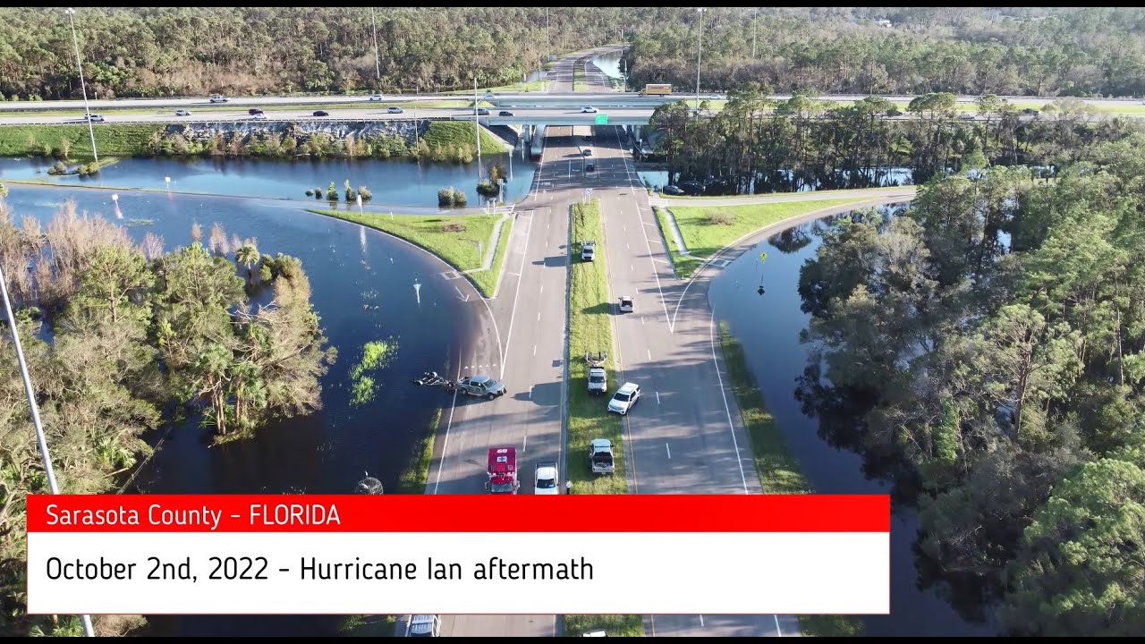 10-02-2022 North Port, FL - Massive Flooding - Hurricane Ian aftermath