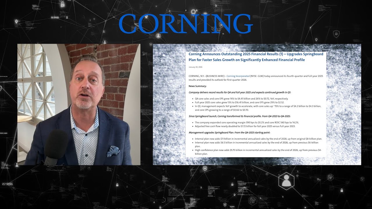 Подробный анализ финансовых результатов, выпуск 421: Результаты Corning за 4 квартал – ($GLW) – У...