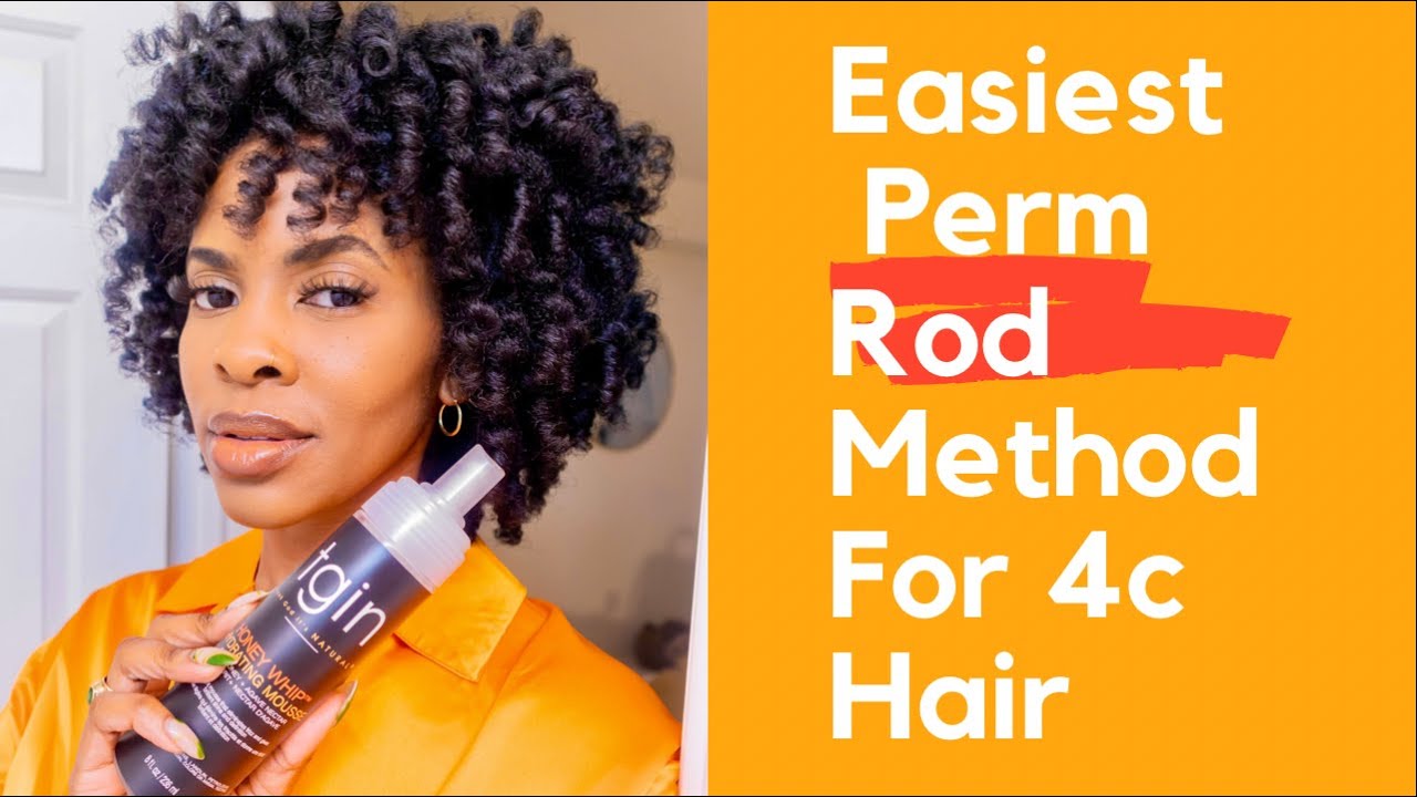 PERM ROD SET ON TYPE 4B/4C HAIR  (BEGINNER FRIENDLY) FEATURING TGIN PRODUCTS
