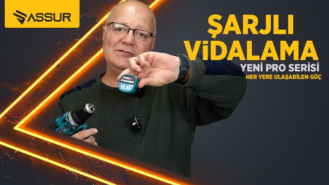 ASSUR PRO ŞARJLI MATKAP - YENİ PRO SERİSİ