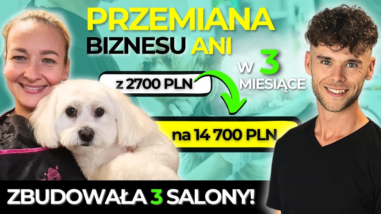 Prawdziwa Historia Groomerki: 5-Krotny wzrost Zarobków w SALONIE GROOMERSKIM Ani w 3 miesiące!