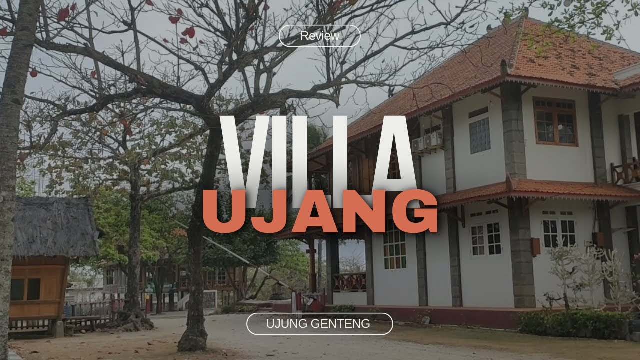 VILLA UJANG || Penginapan luas di ujung genteng Sukabumi || suasana malam di sekitar Villa