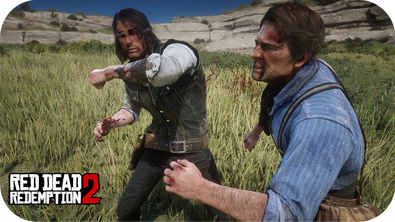 Original John vs Arthur Morgan NPC Fights RDR2 Mods