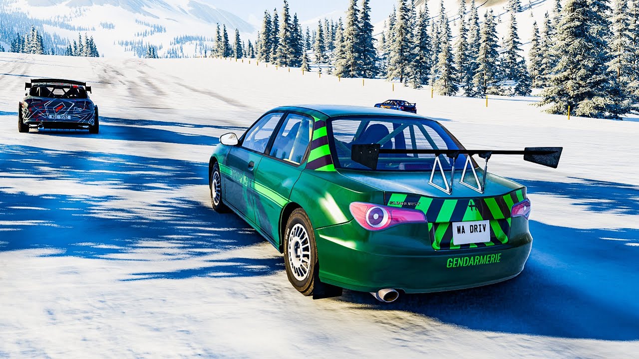 Snow Hill Climb Competition #1 || BeamNG Drive || W.A DRIVE