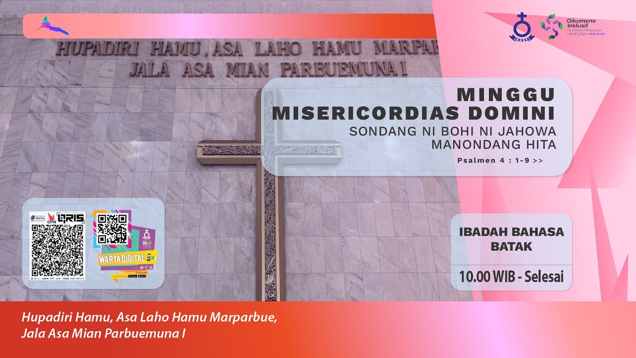IBADAH BAHASA BATAK 10.00 - 14 APRIL 2024