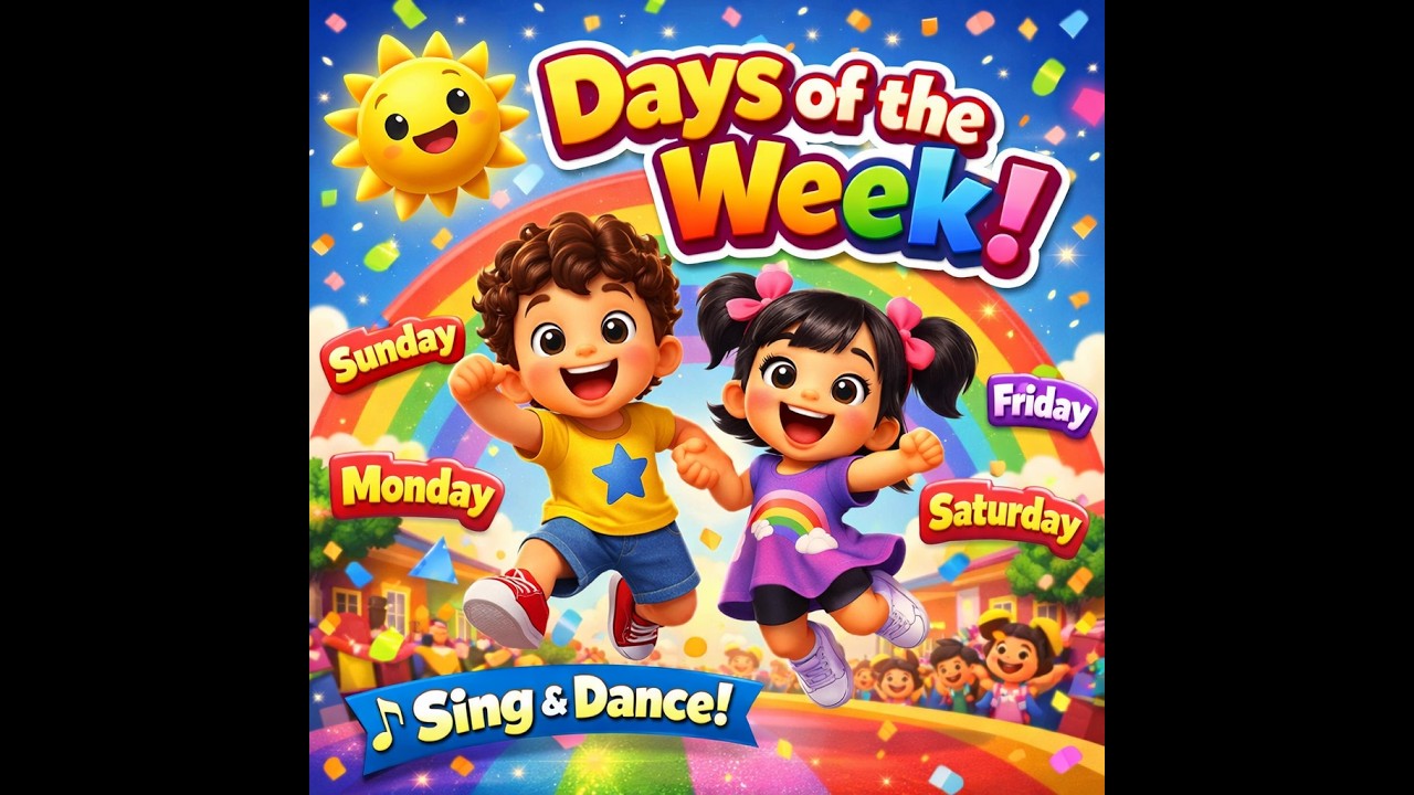 Days of the Week Song | Fun Learning for Kids | Sing, Clap & Dance!