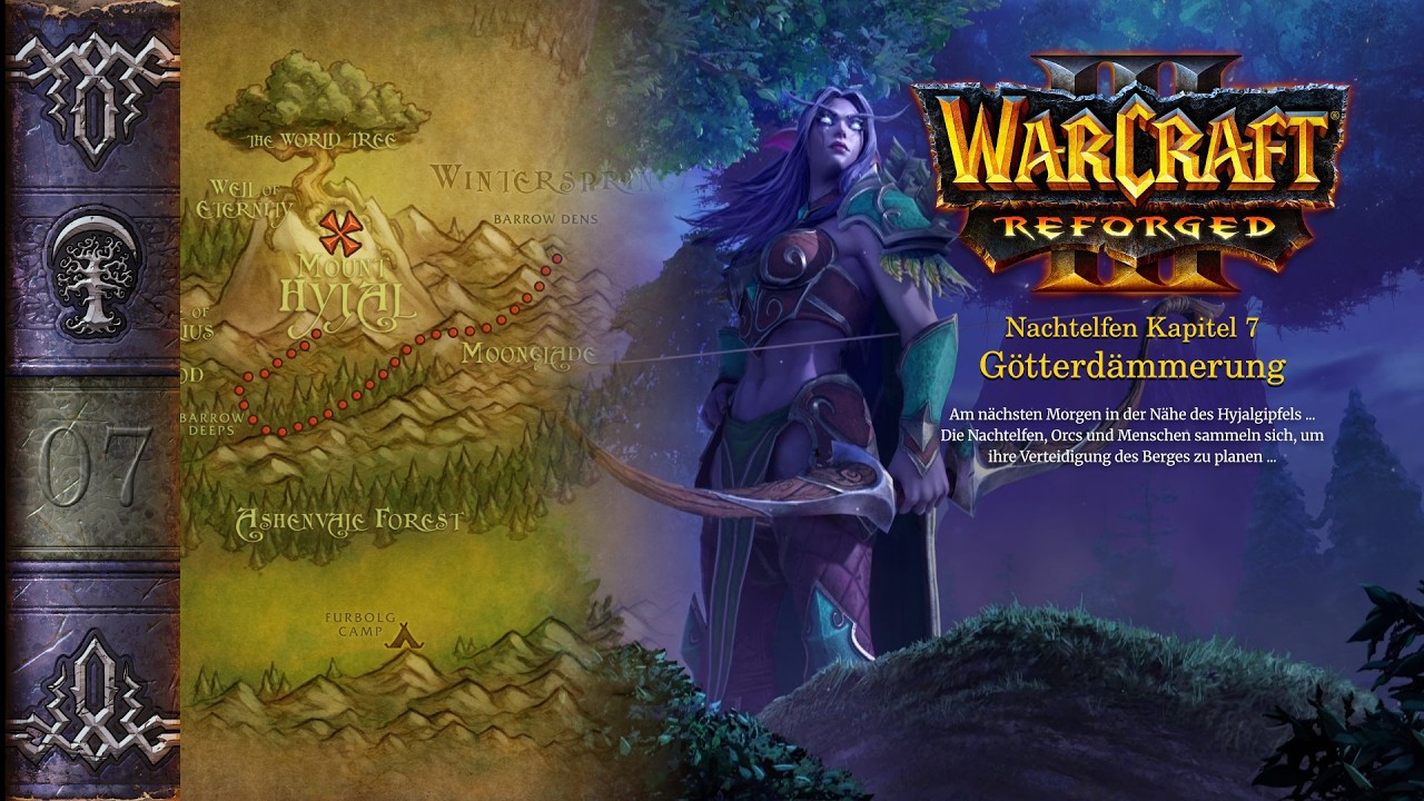 Warcraft III: Reforged Nachtelfen #07 - Götterdämmerung - Ohne Kommentar