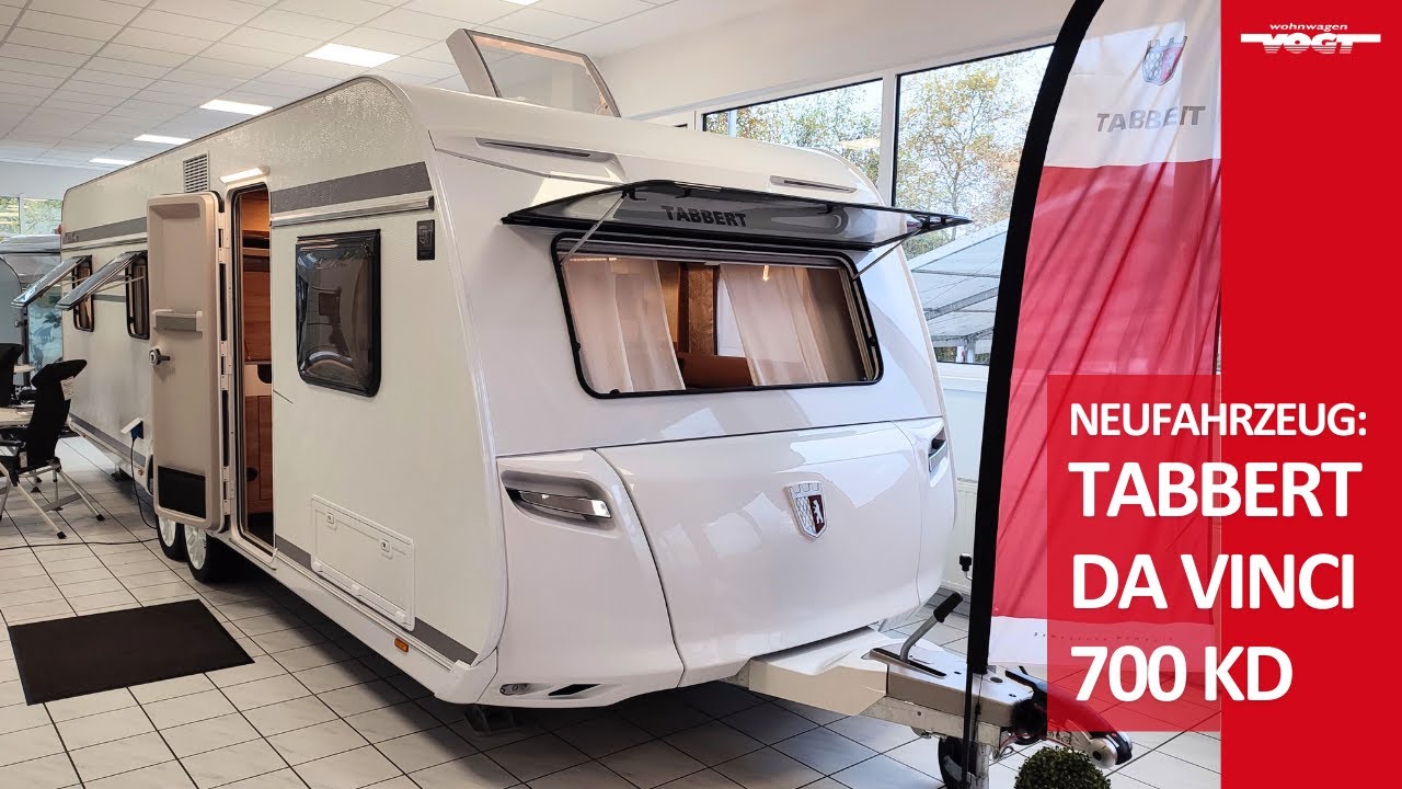 Tabbert Da Vinci 700 KD, Familien-Caravan, bis zu 7 Schlafplätze, 2 Sitzgruppen, Premium-Pakete☺️