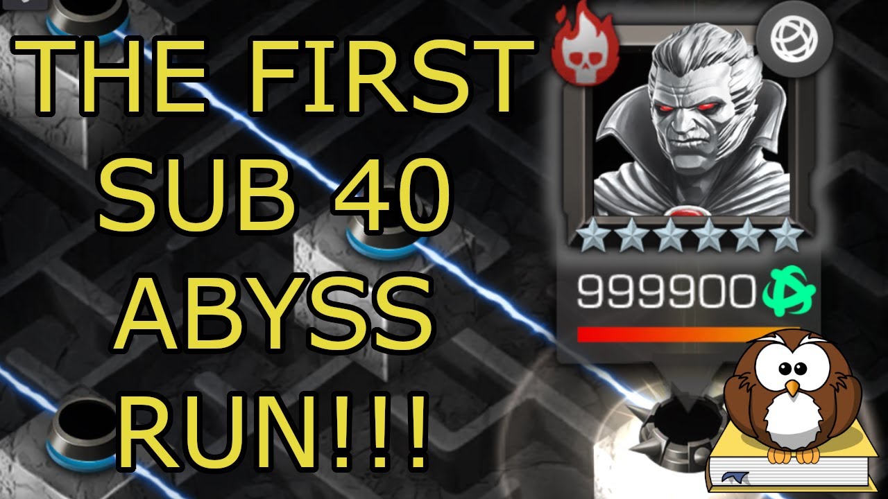 The First Abyss run UNDER 40 MINS!! - Marvel Contest of Champions