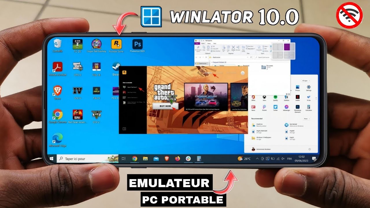 Comment Installer & Configurer l'émulateur Winlator 10.0 sur Android (Windows emulateur)