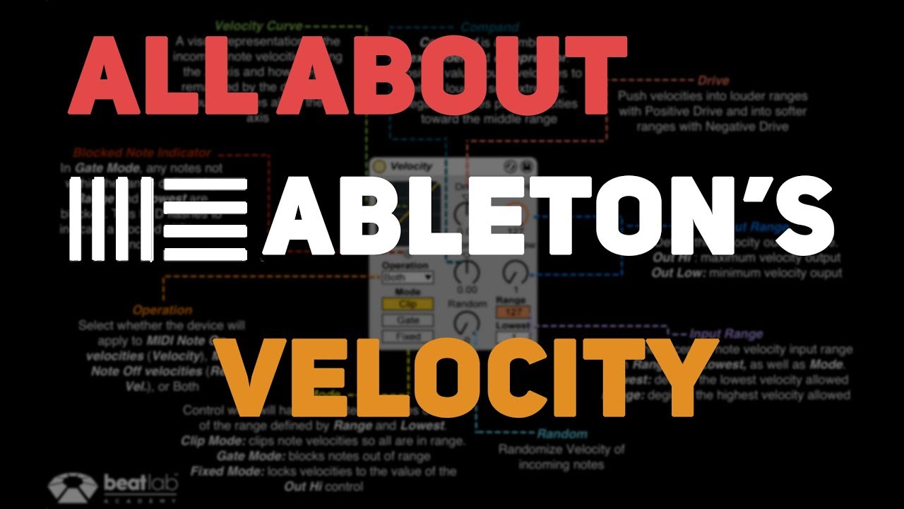 All About Ableton's Velocity MIDI Effect