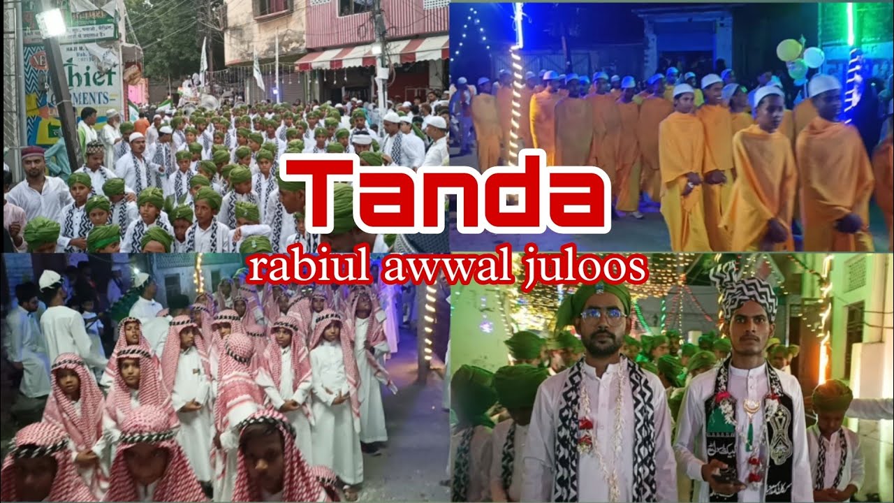 Tanda rabi ul awwal 2024 / juloose mohammdi ka khoobsurat nazara ❤️👆#eidmiladunnabi #Tanda
