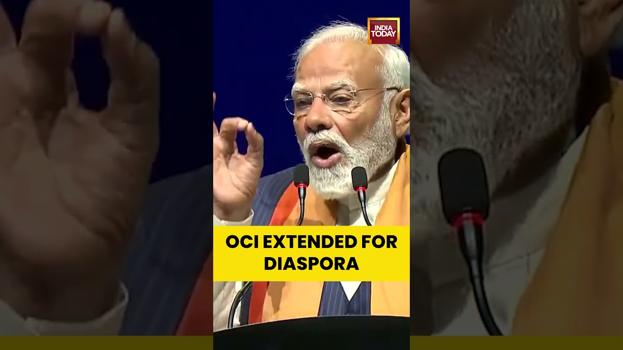 PM Modi: India Embraces Diaspora with Open Arms, OCI Extended | India Today