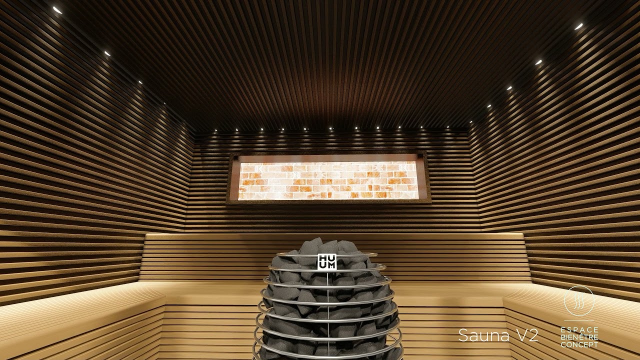 Projet 3D Sauna / Hammam sur mesure EBC