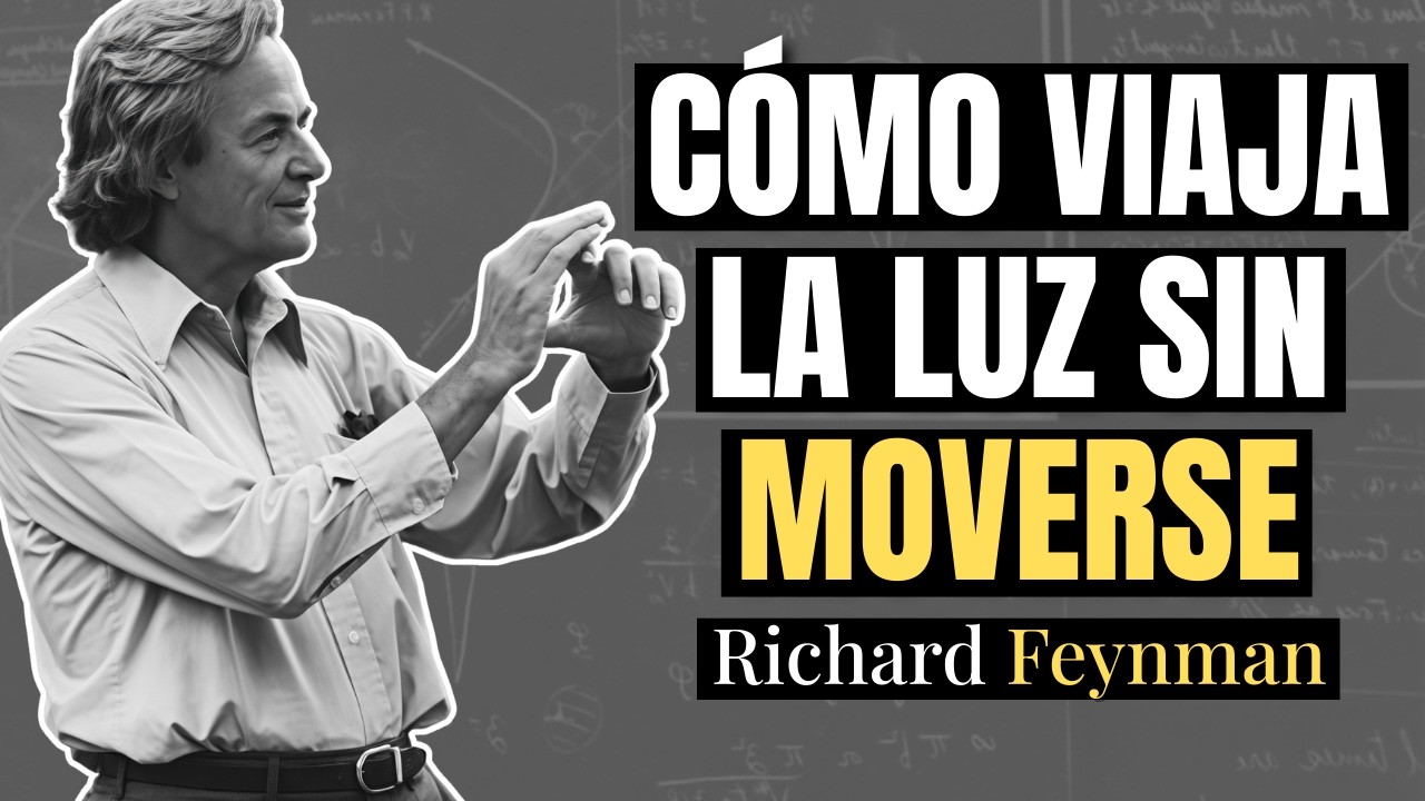 ¿Cómo Viaja la luz SIN MOVERSE? La prueba de Realidad de Richard Feynman