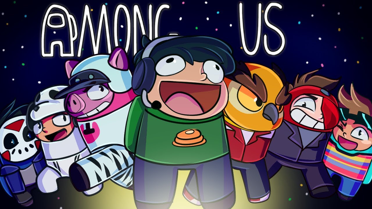 Among Us but I got our whole group custom skins as a gift... (Among Us Funny Moments)