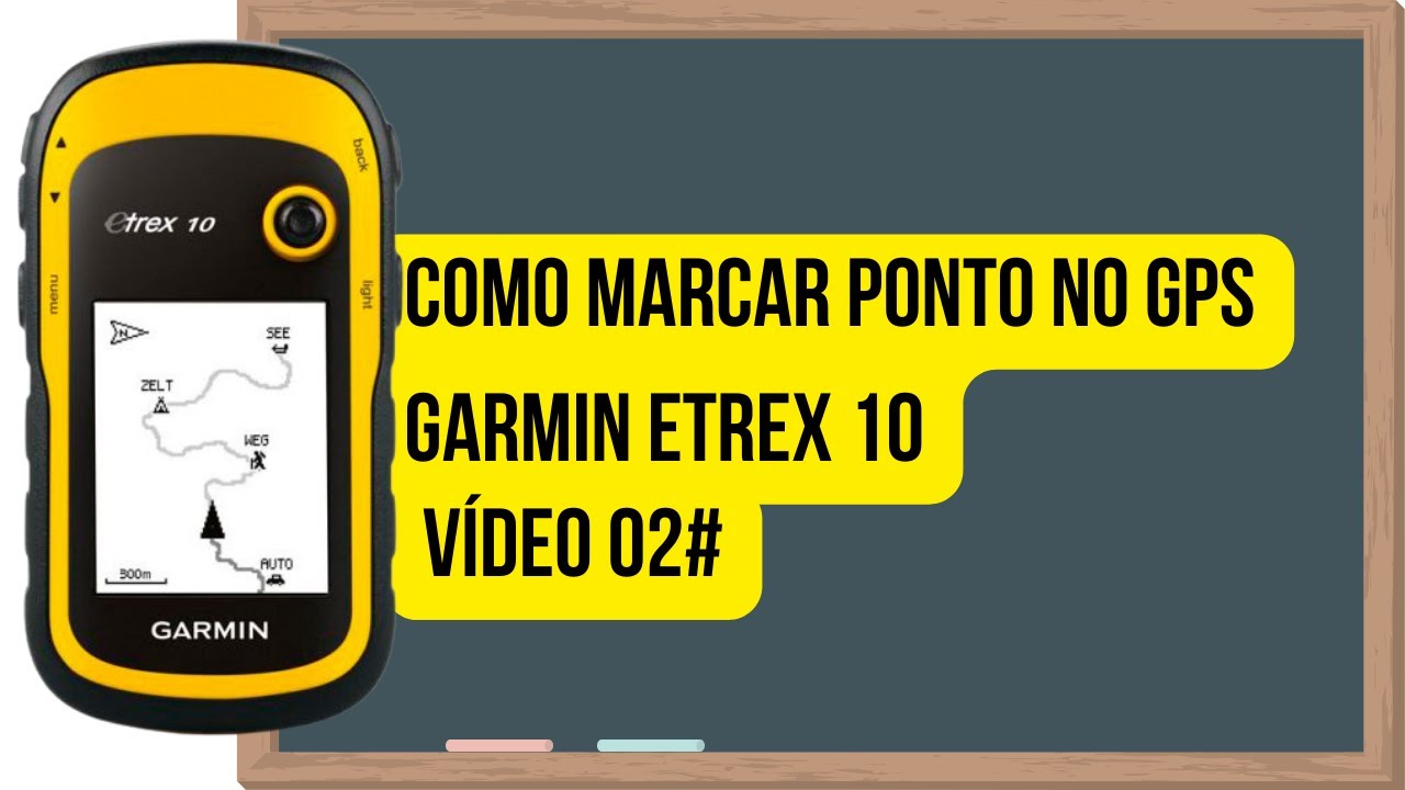 Como marcar ponto no GPS garmin etrex