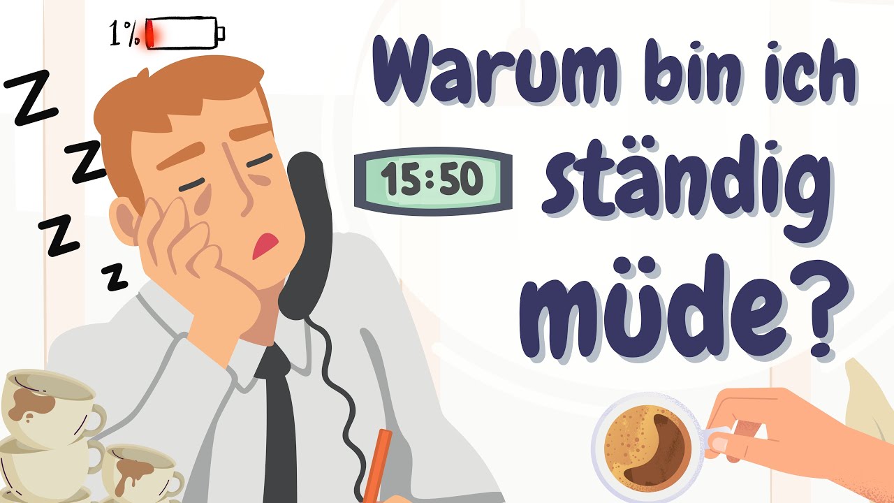 Learn German | German Podcast | Ep 125: Warum bin ich ständig müde?