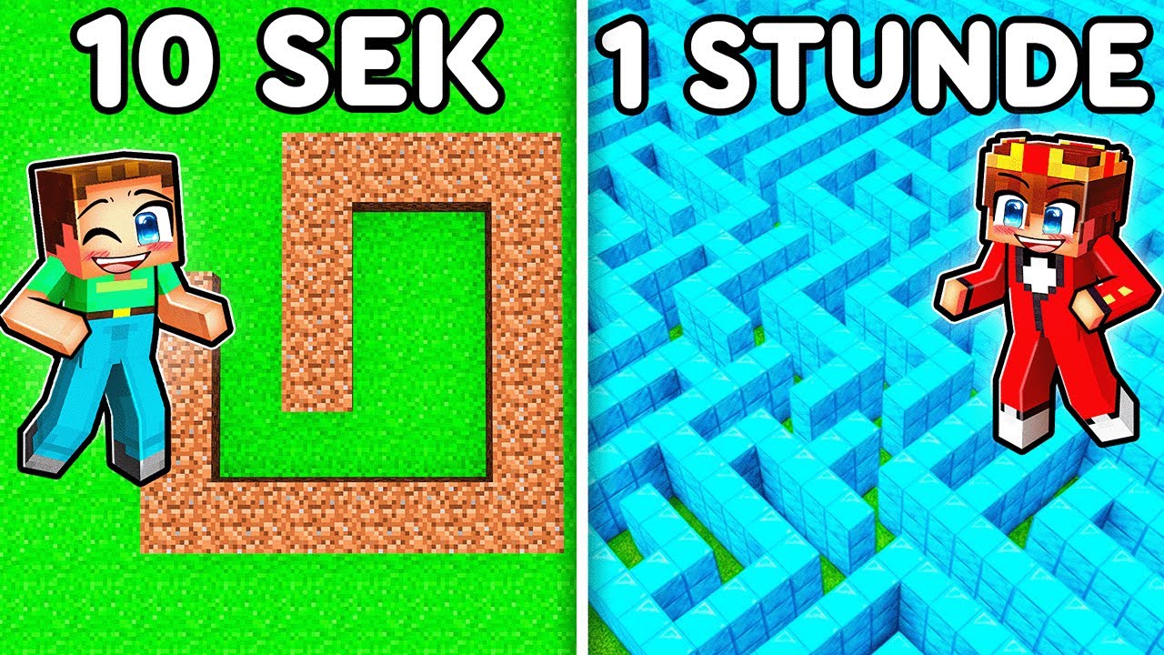 Wer baut das SICHERSTE LABYRINTH in Minecraft!