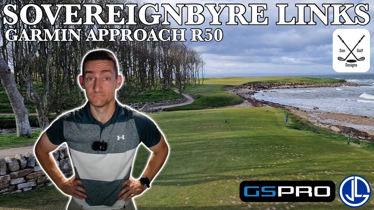 Playing 9 holes on GS Pro with the Garmin Approach R50