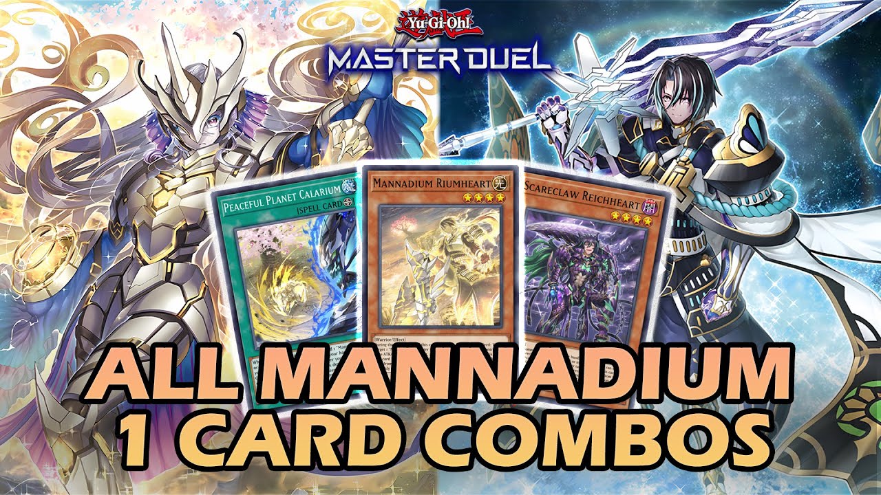 ALL MANNADIUM 1 CARD COMBOS POST INDOMITABLE PRIDE IN YUGIOH MASTER DUEL
