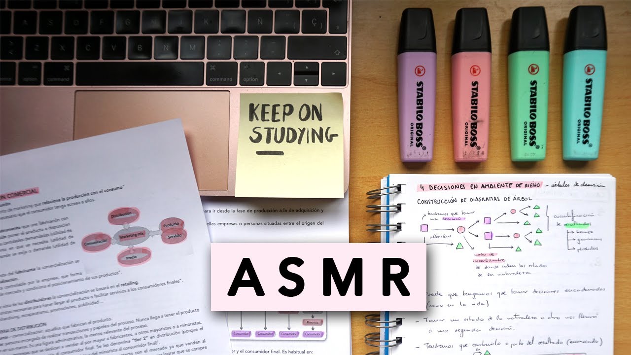 ESTUDIA CONMIGO (ASMR) | Miriam Salvatore