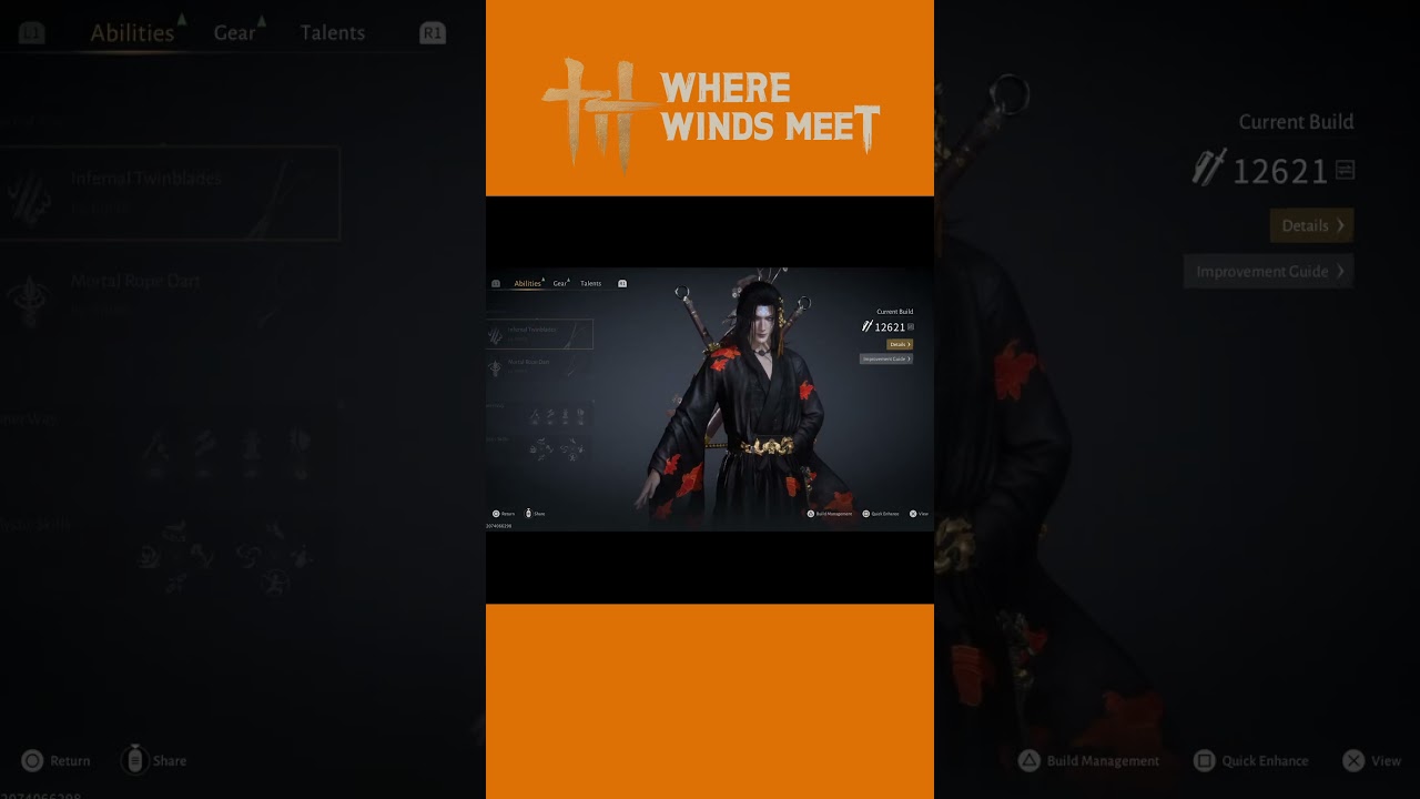 Where Winds Meet | Power Level 12,621 Showcase 
