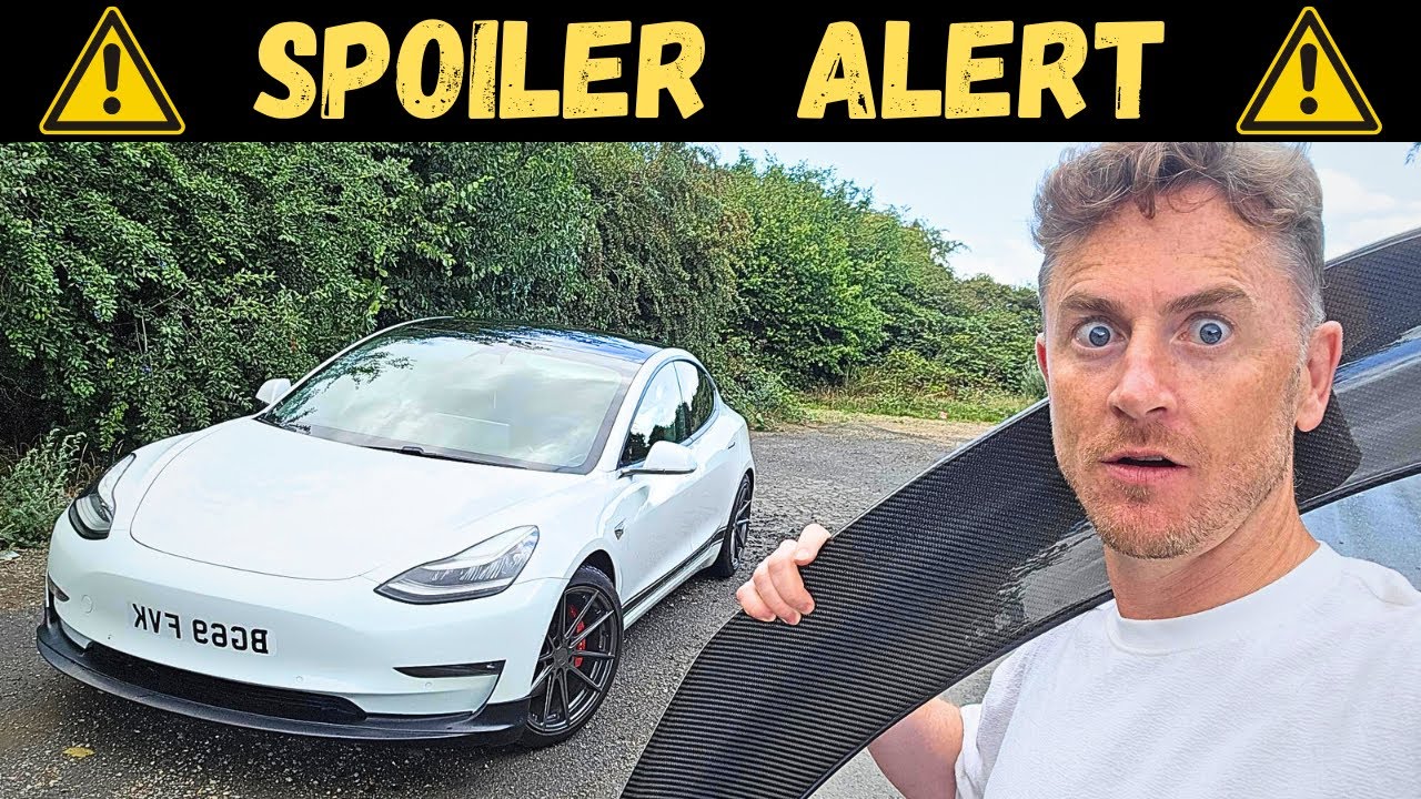 Tesla Model 3 Upgrades - Spoiler & more for Rustee!