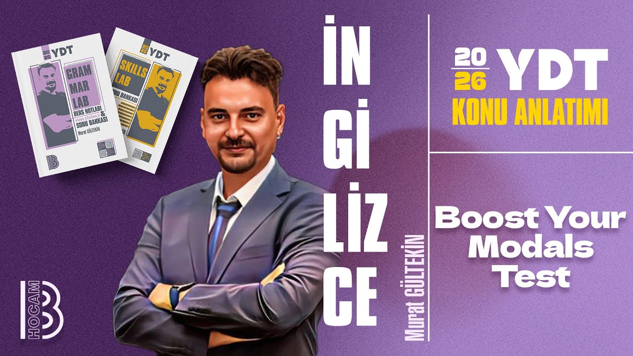 16) YDT - Boost Your Modals Test - Murat GÜLTEKİN - 2026