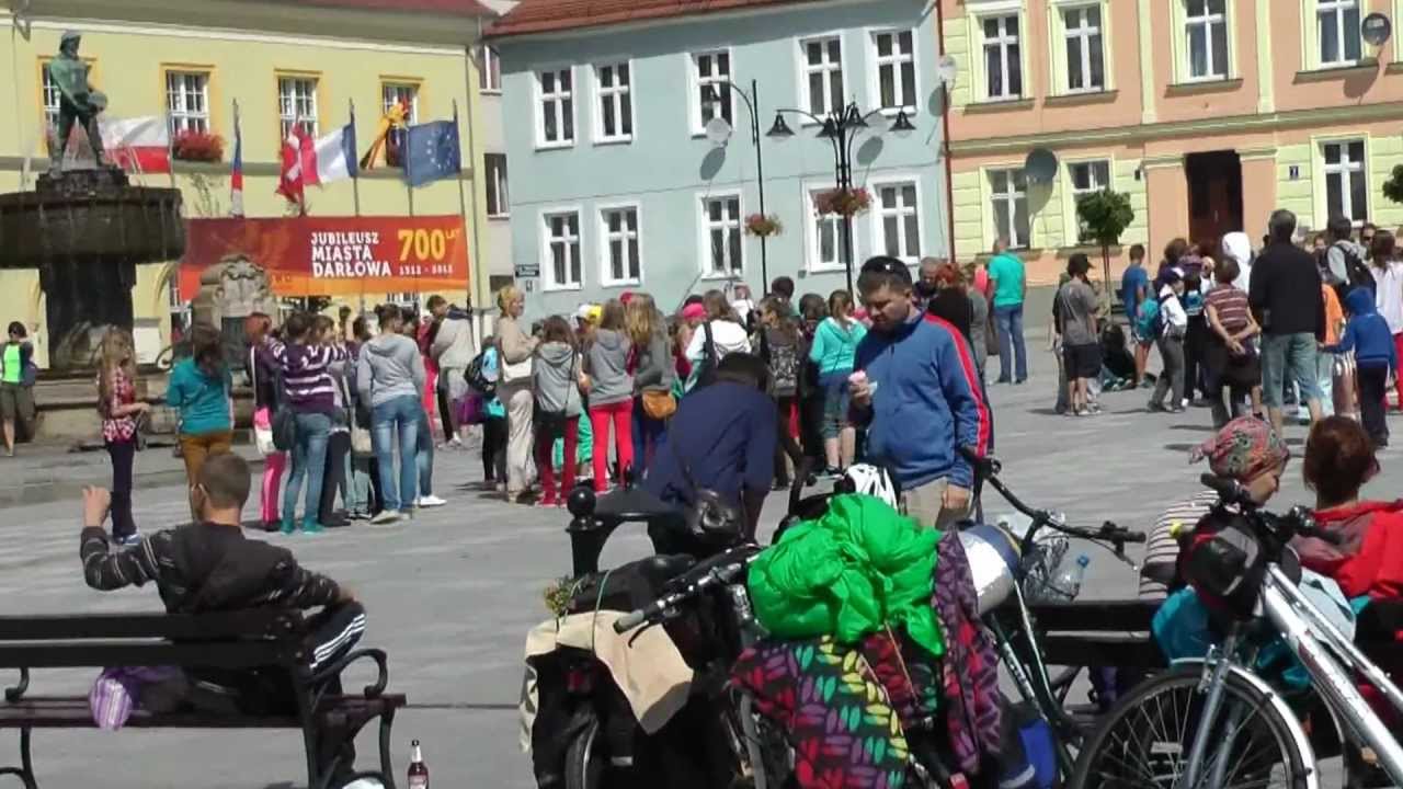 Zabytki Darlowa Rynek Miejski - Pl.Kosciuszki,Ratusz Miejski,Zabytkowe Kamienice.Darlowo