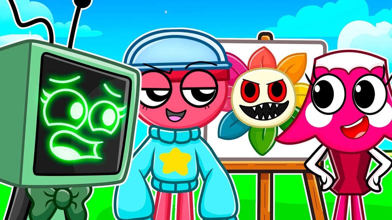 Vee DESENHANDO os Dandy's World no SPEED DRAW do Roblox