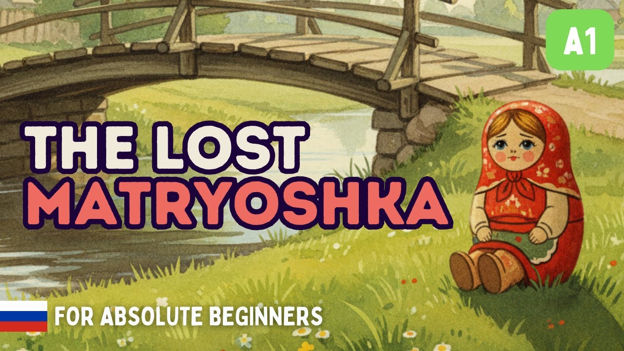 The Lost Matryoshka | Story for learning Russian (A1)🇷🇺