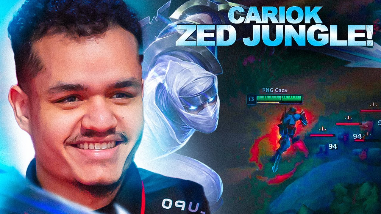 CACA VOLTOU A FAZER LIVE E ACABOU COM O GAME DE ZED JUNGLE NO CHALLENGER