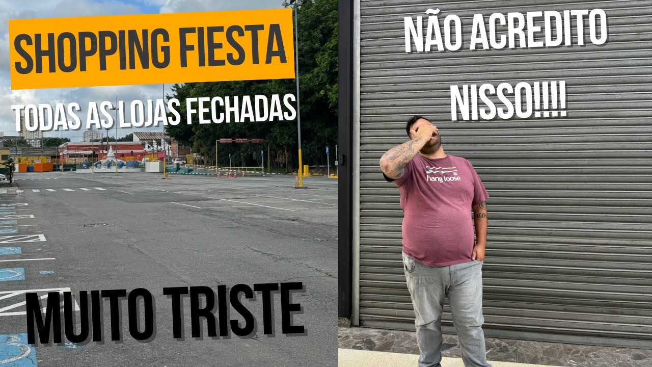 VEJA COMO ESTÁ O SHOPPING FIESTA | QUE SITUAÇÃO MUITO TRISTE