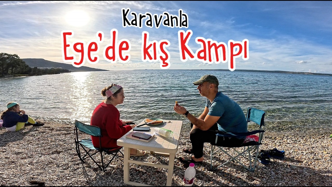 Motokaravanla AİLECE KIŞ KAMPI Vlogu / #karavan #motokaravan #kışkampı