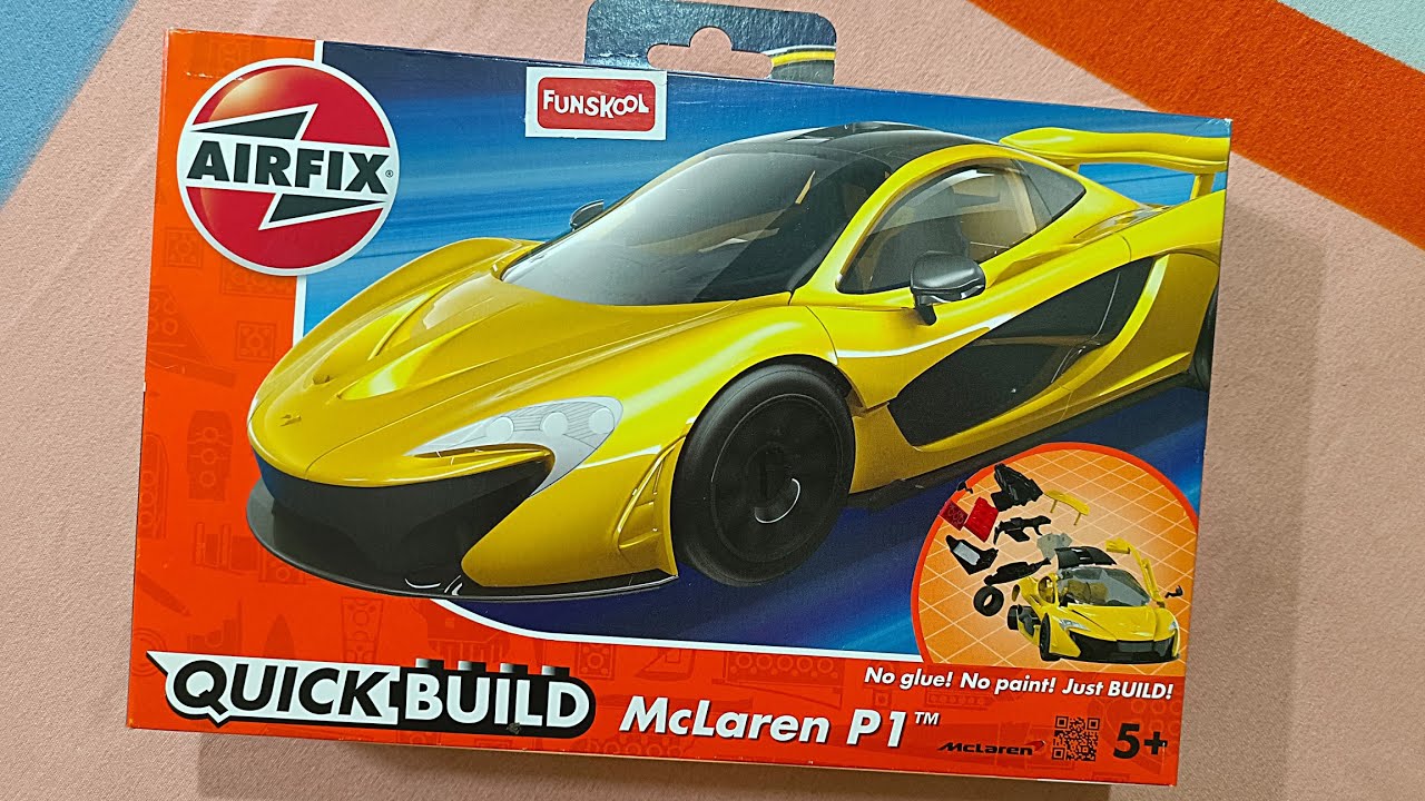 Airfix Quick build Mclaren P1| Unboxing Package Review  PART 1 #airfix #toys #quickbuild