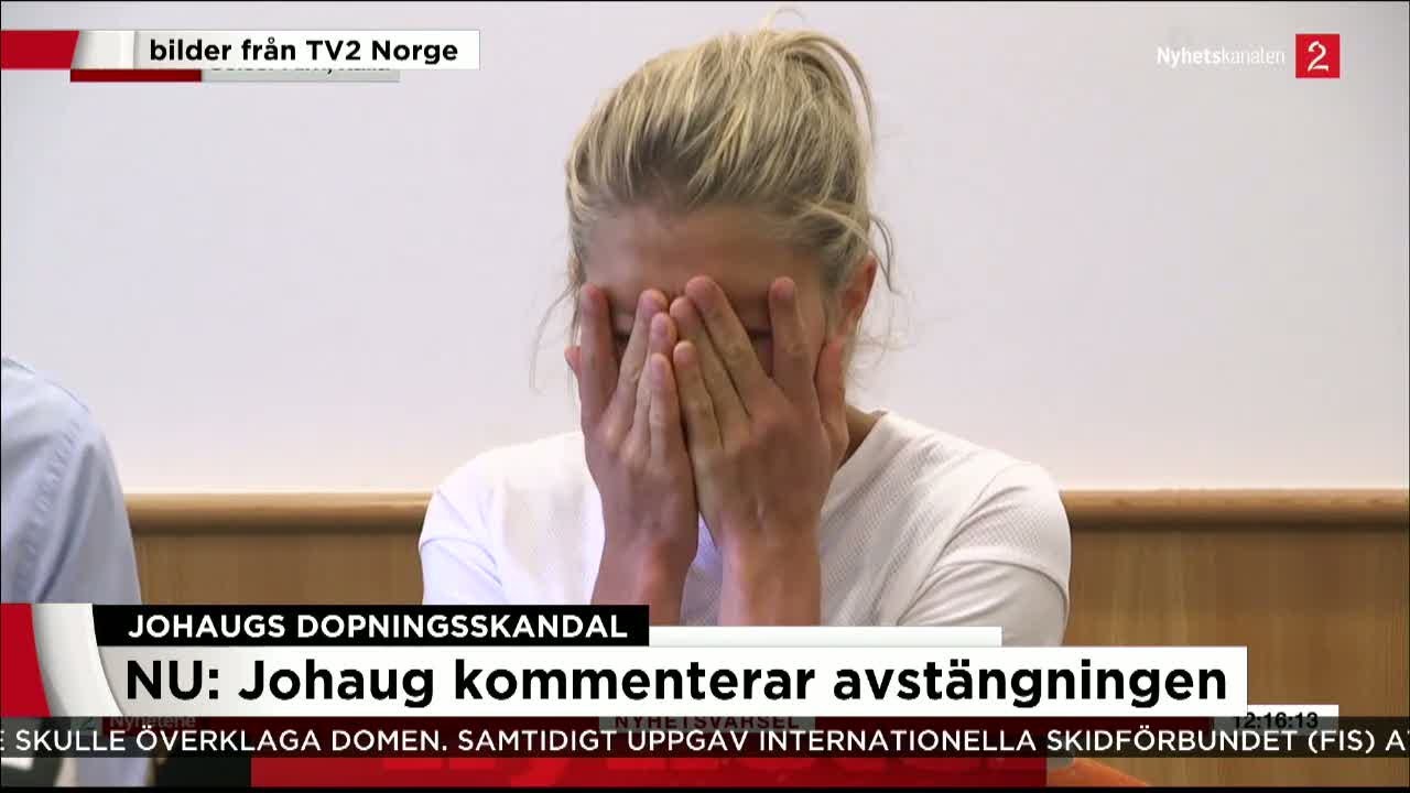 Therese Johuag i tårar efter krossade OS-drömmen: ”Fullkomligt förkrossad” - Nyheterna (TV4)