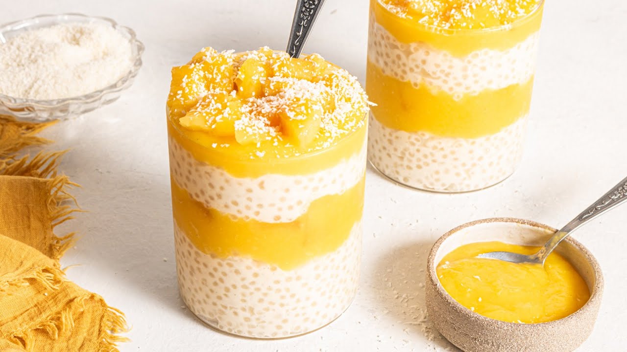 Mango Sago (Mango Coconut Tapioca Pudding) Recipe