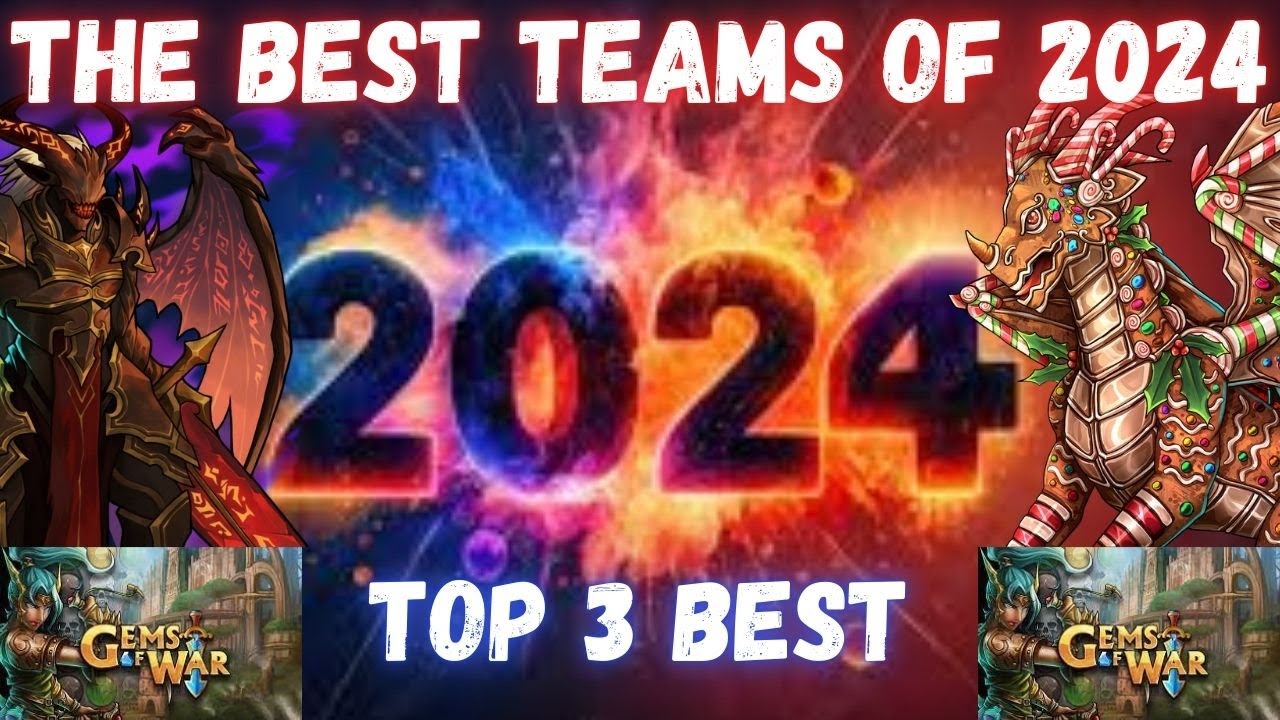 Gems of War ЛУЧШИЕ КОМАНДЫ 2024 ГОДА | 3 лучшие команды года, которые стали известны в 2024 году