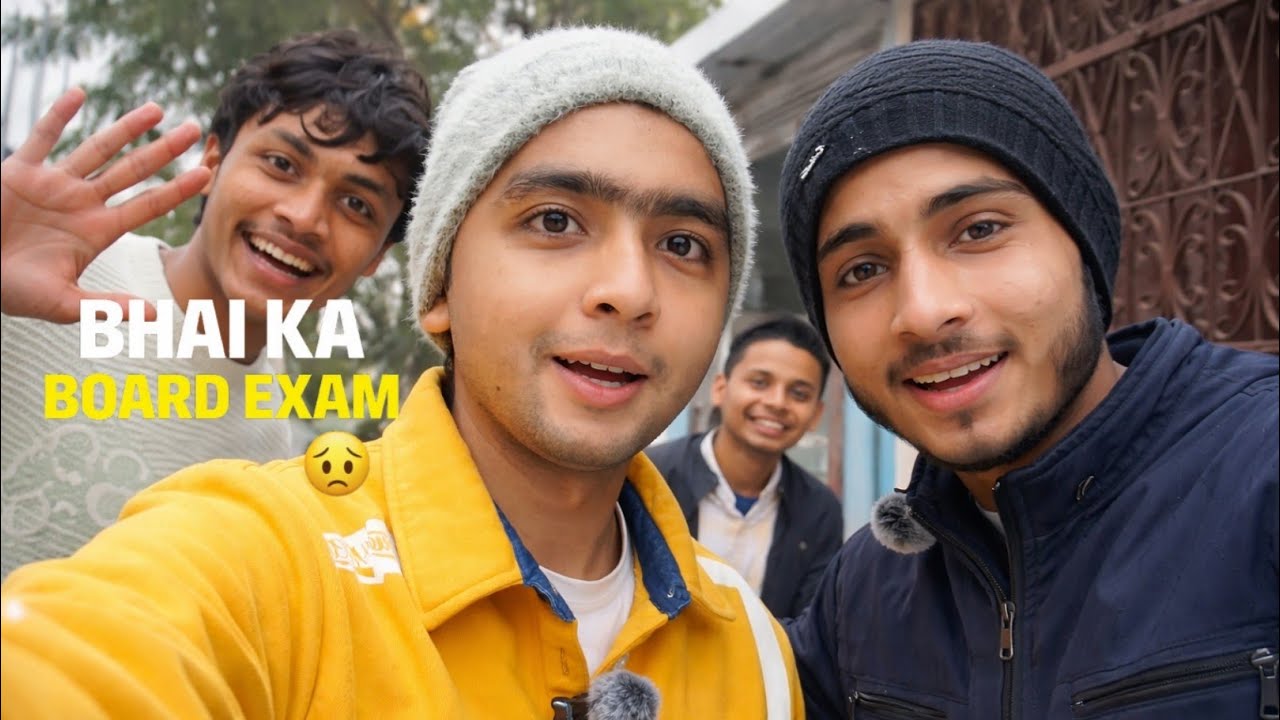 Bhai Ka Bihar Board Exam 😥 | Real Exam Day Vlog