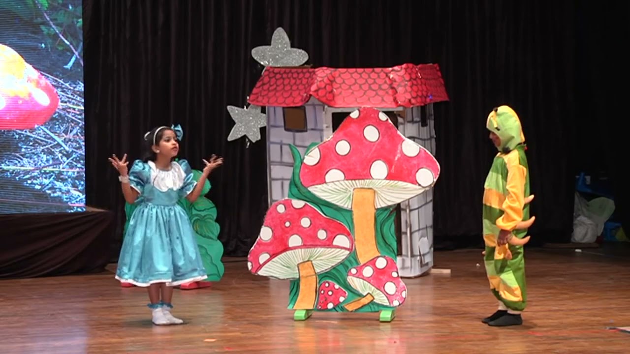 Vibha as Alice in  Alice in Wonderland  Drama