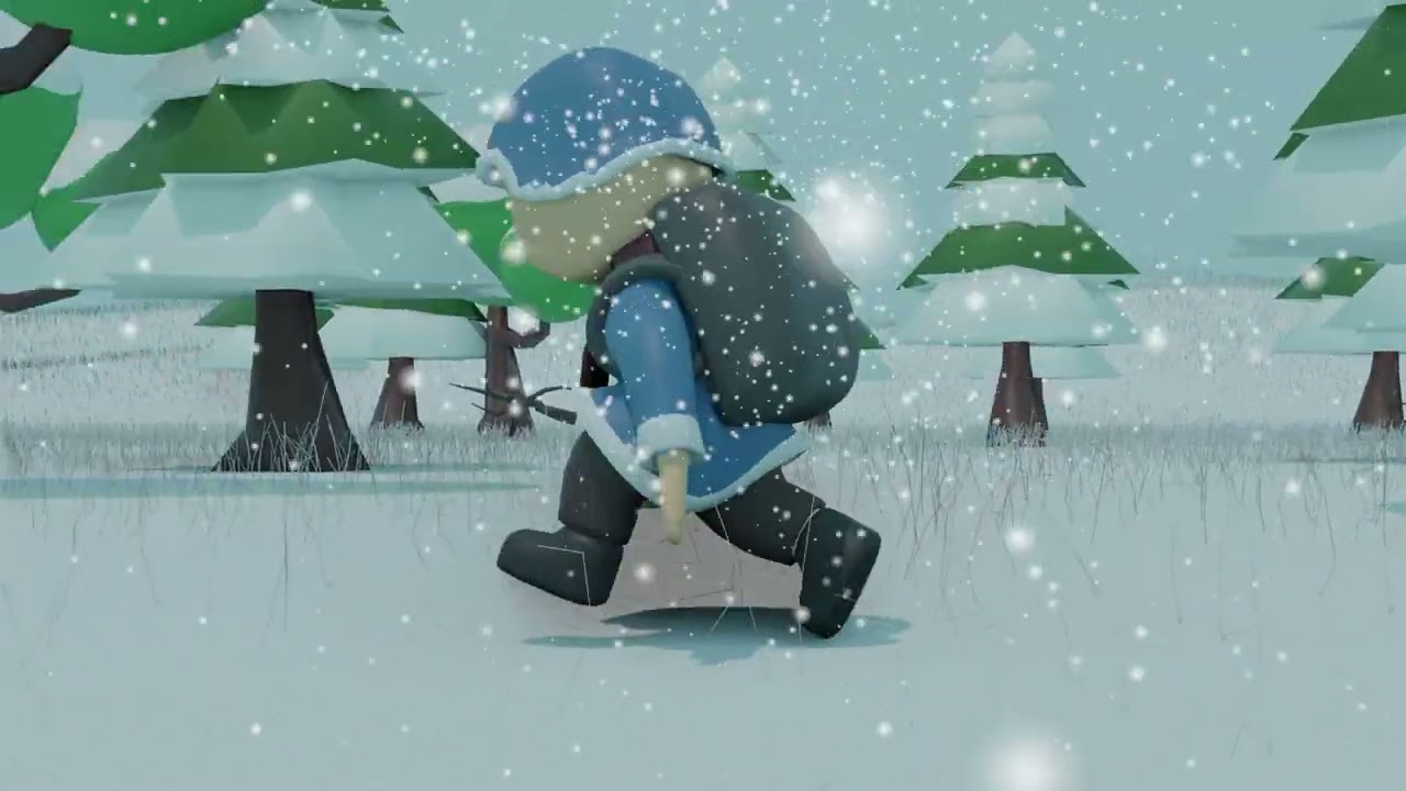 ყინვა და პატარა მოწაფე - ანიმაცია