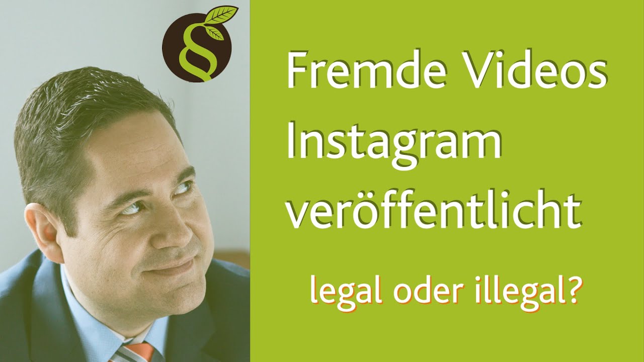 Fremde Videos auf privatem Instagram Profil veröffentlichen – legal oder illegal