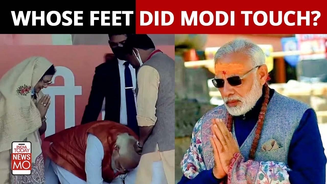 U.P Assembly Elections: Why Did PM Modi Touch A Man’s Feet In Unnao Rally? | NewsMo