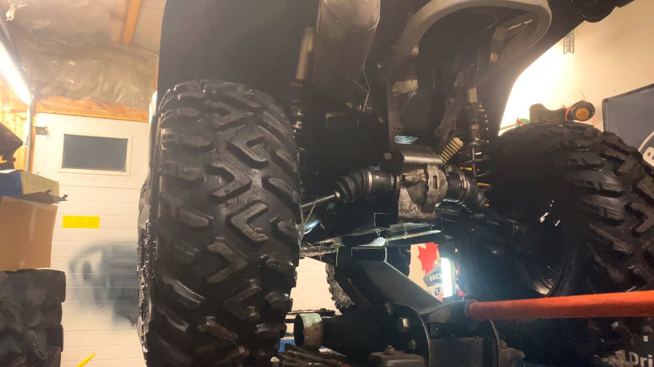 Can-am Outlander/Renegade G2 Rear Differential Removal (The fastest way)