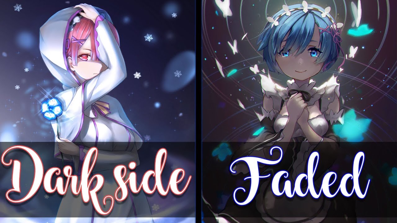 Nightcore - Darkside & Faded (Mash-up) (Switching Vocals) - (Lyrics)