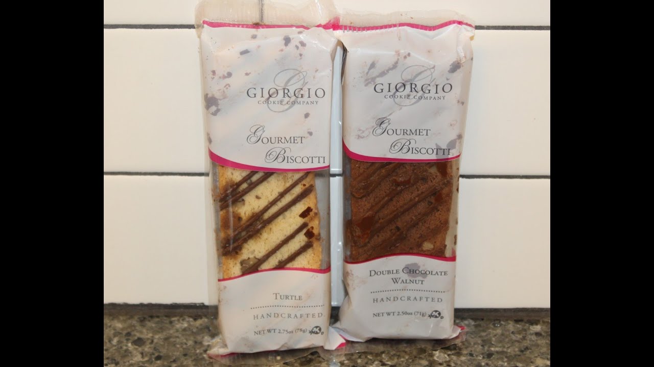 Giorgio Cookie Company Gourmet Biscotti: Turtle & Double Chocolate Walnut Review