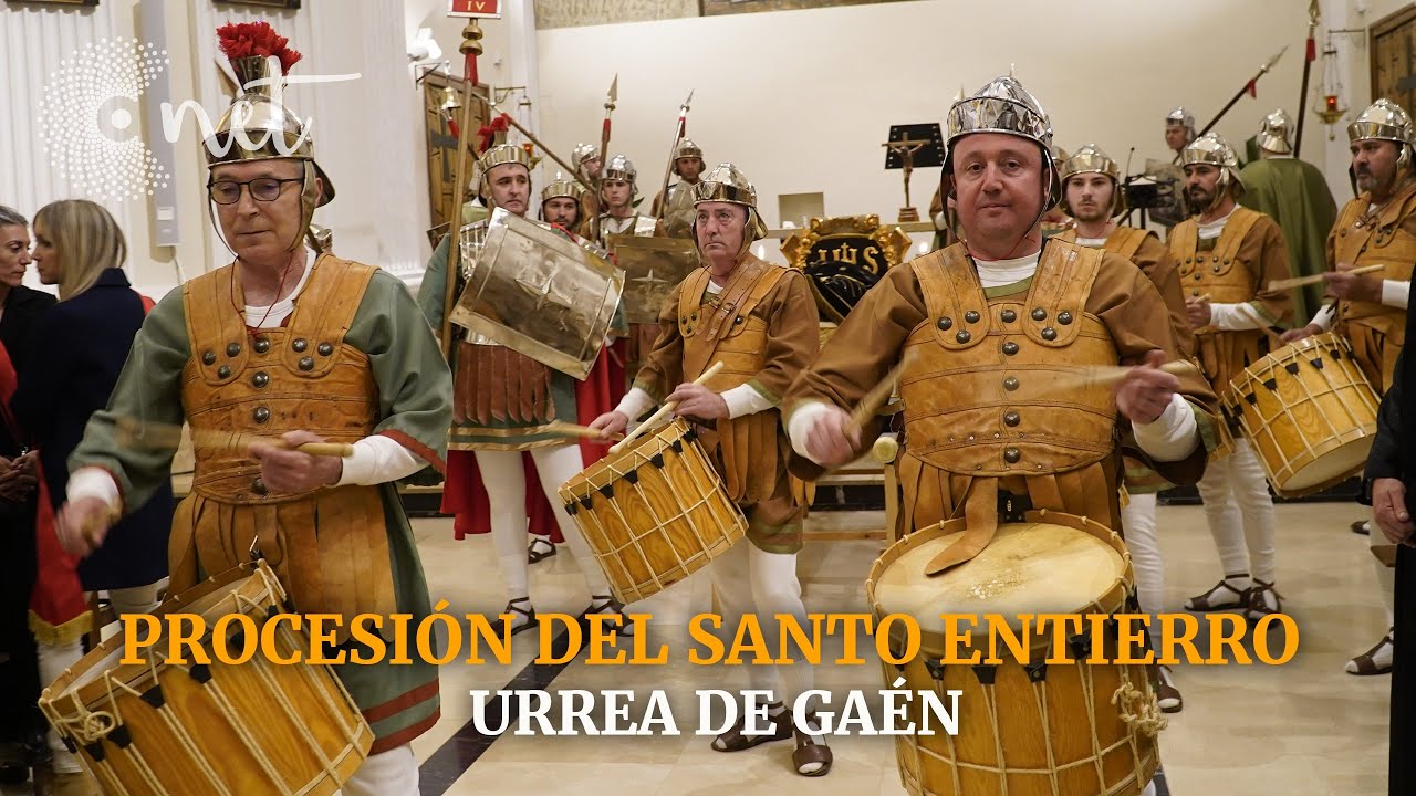 Procesión del SANTO ENTIERRO en URREA DE GAÉN | Semana Santa 2024